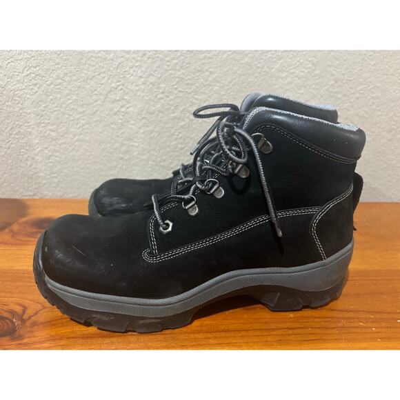 Steve Madden black shoe size 8.5 Suspend Black Nubuck 8 1/2 - Picture 13 of 16